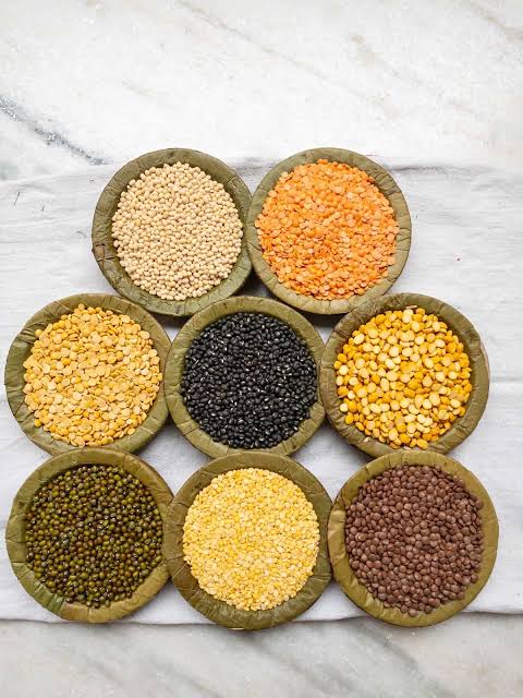 Fresh dal and lentils